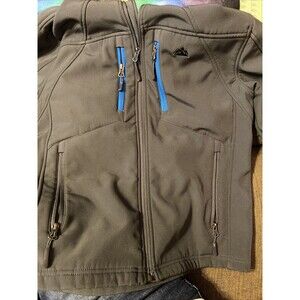 Youth Boys Large 14/16 Snozu Performance Outerwear Full Zip Shell Jacket Black